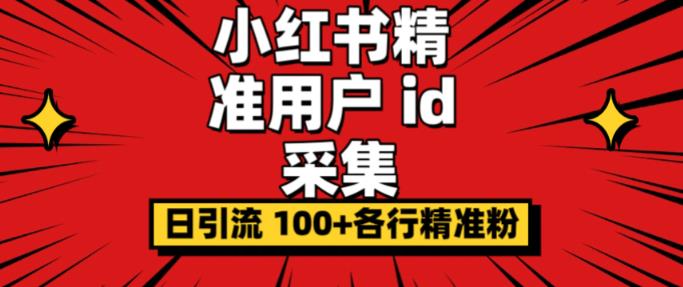 小白都会用的小红书精准用户id采集器日引流精准粉可达到100+（软件+教程）_在线视频课程下载-51分享网