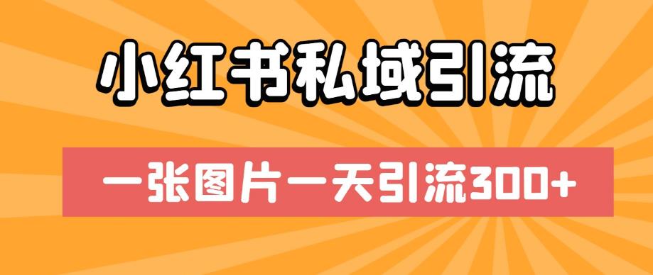 小红书私域引流，一张图片一天引流300+_在线视频课程下载-51分享网