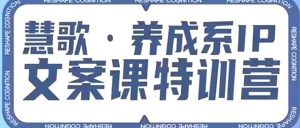 养成系IP文案课特训营,文案心法的天花板,打造养成系IP文案力,洞悉人性营销,让客户追着你收钱_在线视频课程下载-51分享网