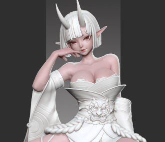 zbrush和服二次元角色案例教学_在线视频课程下载-51分享网