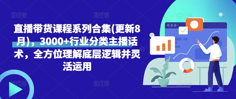 直播带货课程系列合集(更新8月)，3000+行业分类主播话术，全方位理解底层逻辑并灵活运用_在线视频课程下载-51分享网
