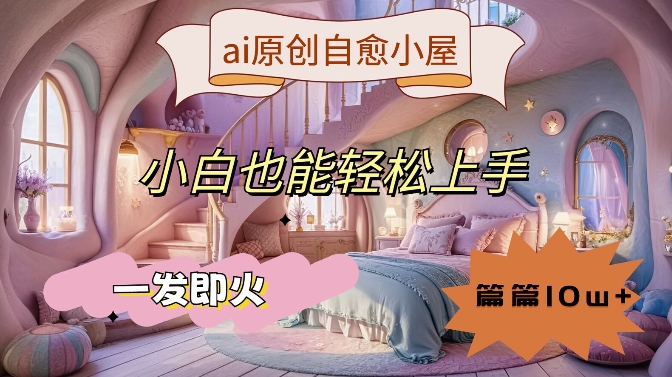 ai原创治愈小屋，小白也能轻松上手，一发即火，篇篇10w+【揭秘】_在线视频课程下载-51分享网