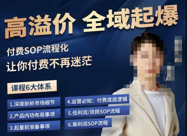 逸风-拼多多高溢价全域起爆，6大课程体系，付费玩法全套实操_在线视频课程下载-51分享网