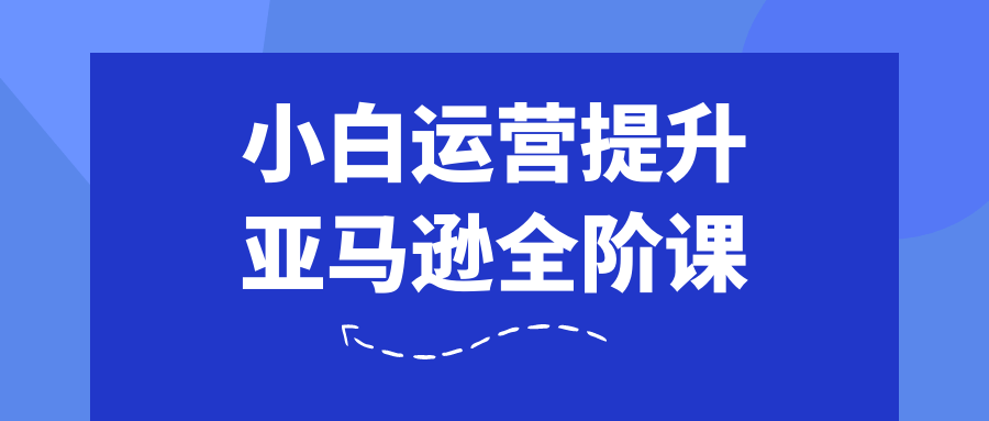 小白运营提升亚马逊全阶课_在线视频课程下载-51分享网