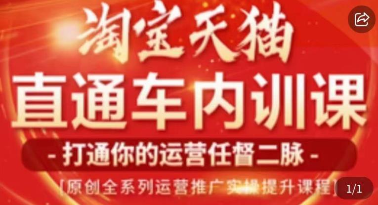 图片[1]_在线视频课程下载-天问电商·2023淘宝天猫直通车内训课，零基础学起直通车运营实操课程_在线视频课程下载-51分享网