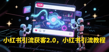 小红书引流获客2.0，小红书引流教程_在线视频课程下载-51分享网