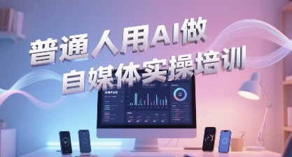 普通一个人用AI做自媒体，助你轻松开启AI自媒体创作之路_在线视频课程下载-51分享网