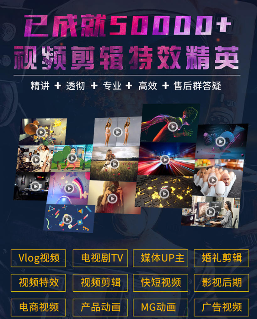 陈京京AE从0基础到大神【画质高清有素材】_在线视频课程下载-51分享网