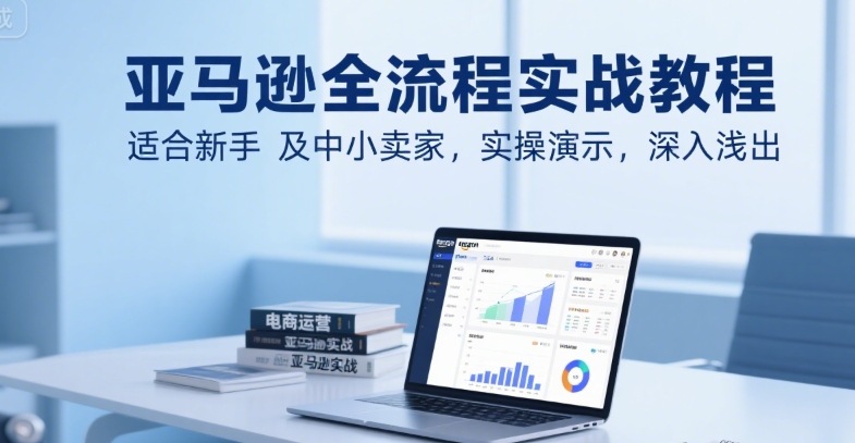 亚马逊百步梯全流程实战教程，适合新手及中小卖家，实操演示，深入浅出_在线视频课程下载-51分享网