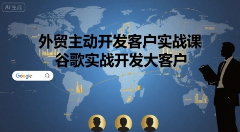 外贸主动开发客户实战课，谷歌实战开发大客户_在线视频课程下载-51分享网