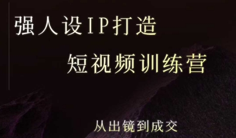 安先生强人设ip打造课，8月最新5天短视频ip训练营，从出镜到成交_在线视频课程下载-51分享网