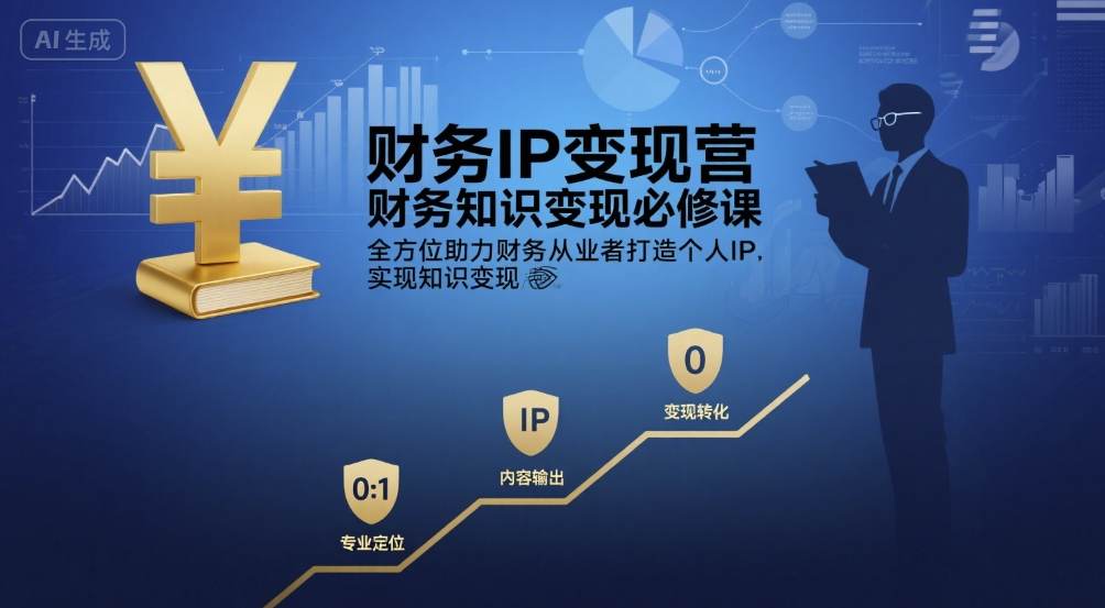 有有老师·财务IP变现营，财务知识变现必修课，全方位助力财务从业者打造个人IP，实现知识变现_在线视频课程下载-51分享网