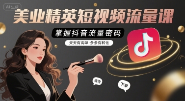 铭玥-美业精英短视频流量课，掌握抖音流量密码，天天有询单，条条有转化_在线视频课程下载-51分享网