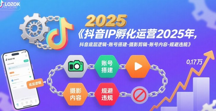 陈家乐-抖音IP孵化运营2025年，抖音底层逻辑-账号搭建-摄影剪辑-账号内容-规避违规_在线视频课程下载-51分享网