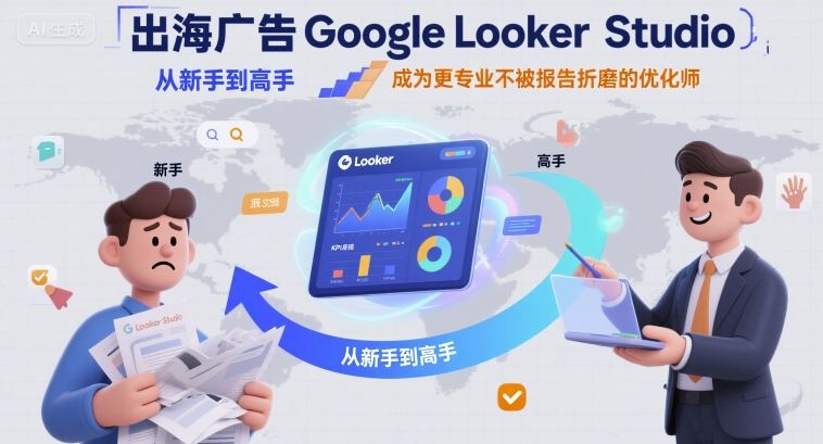 出海广告Google Looker Studio从新手到高手，成为更专业不被报告折磨的优化师_在线视频课程下载-51分享网