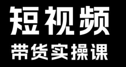 短视频带货系统课_在线视频课程下载-51分享网