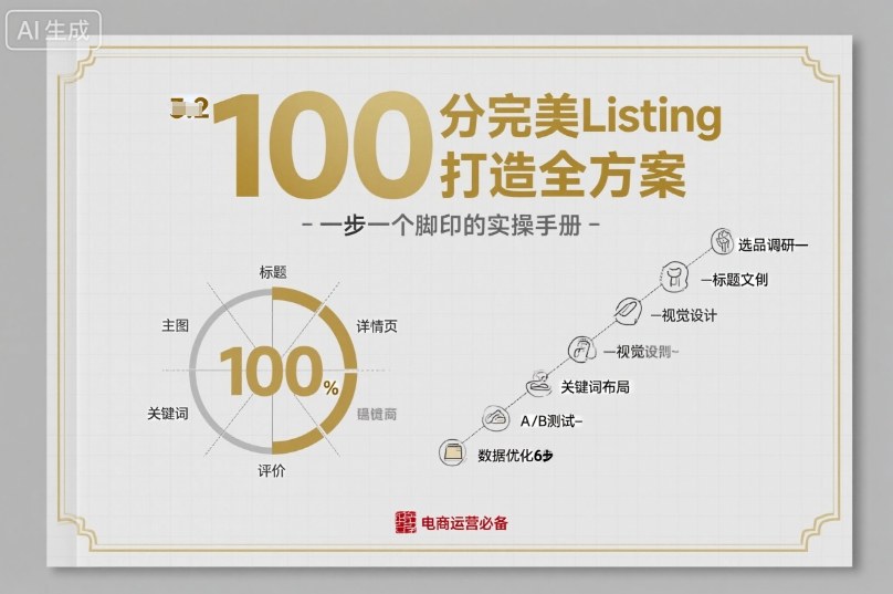 100分完美Listing打造全方案，想要完美listing必须是需要一步一个脚印的_在线视频课程下载-51分享网