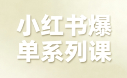 尼采老师·小红书爆单系列课，聚焦小红书电商全链路增长_在线视频课程下载-51分享网